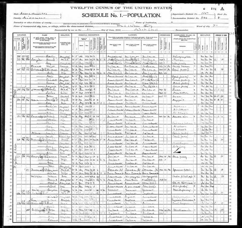 1900 US Federal Census for Mary Sutherland.jpg
