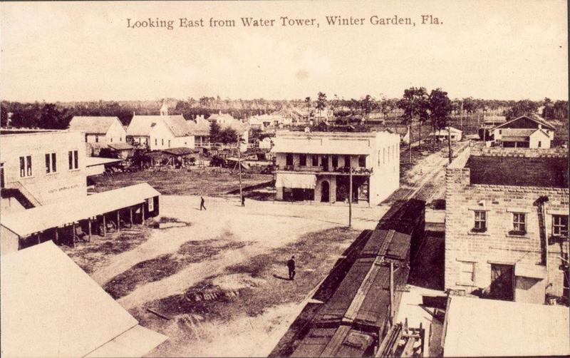 Aerial View of Downtown Winter Garden