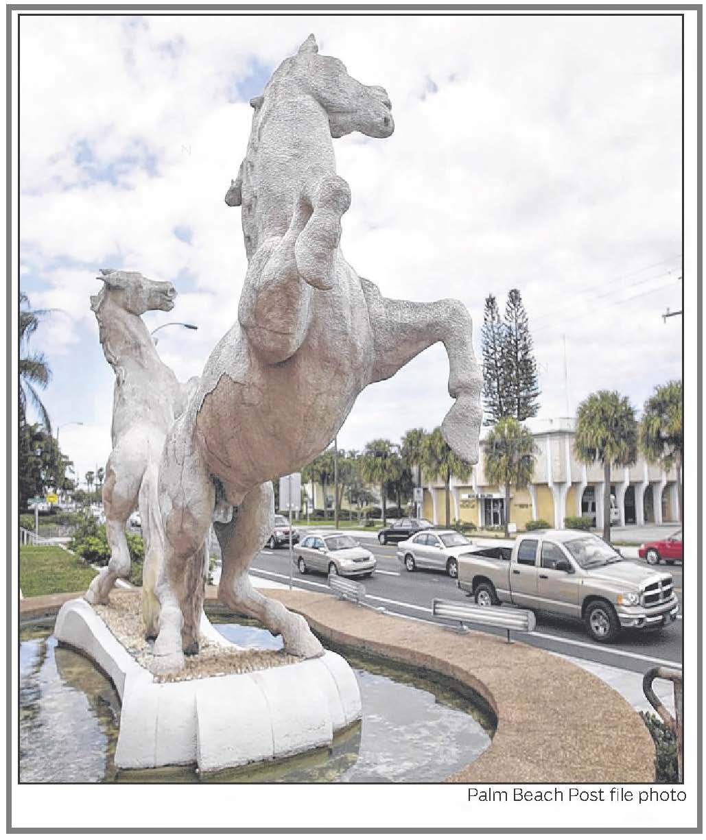Earl LaPan's Bucking Horse Statue