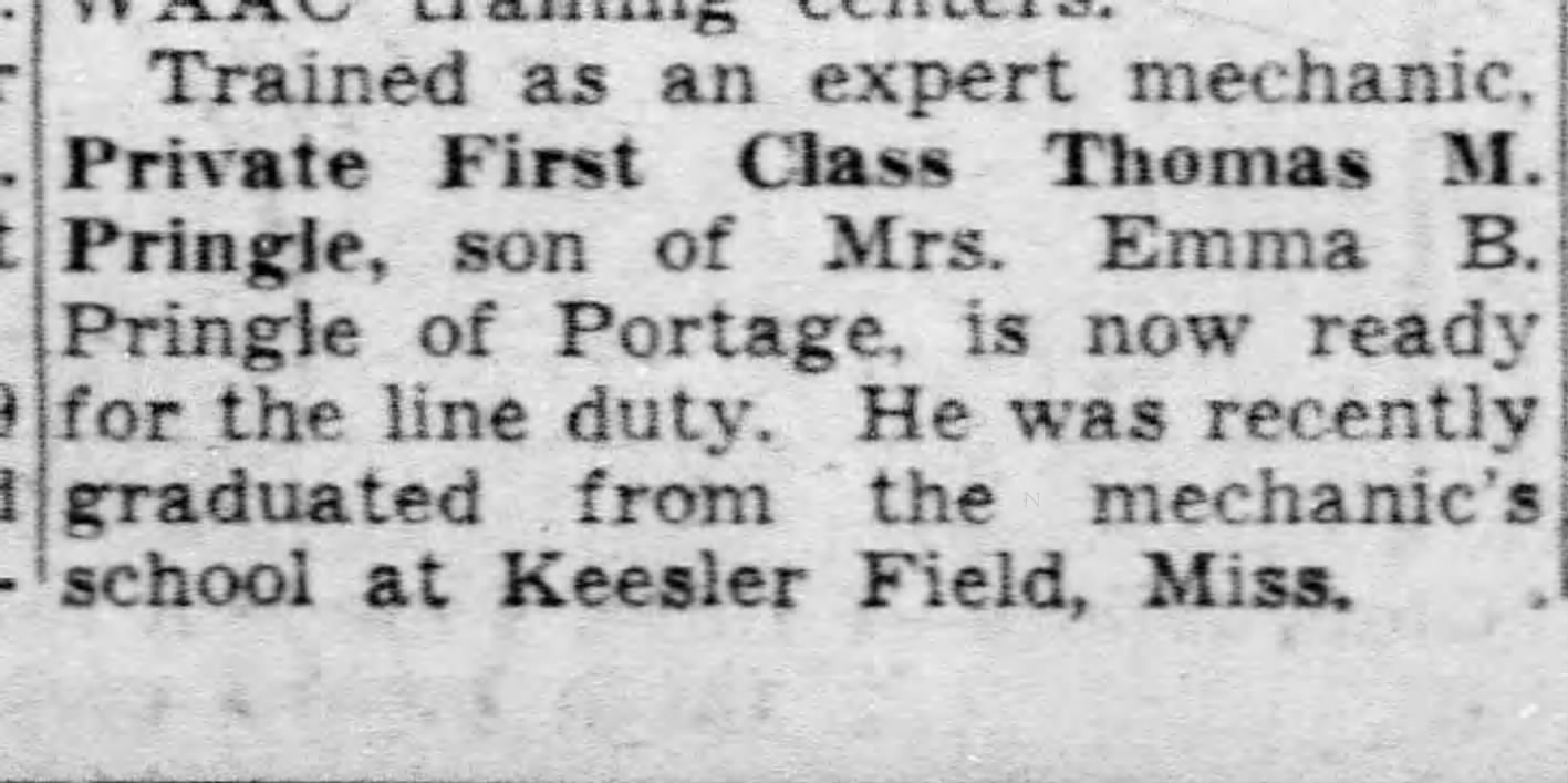 Promotions—Transfers,” Pittsburgh Post-Gazette, April 15, 1943