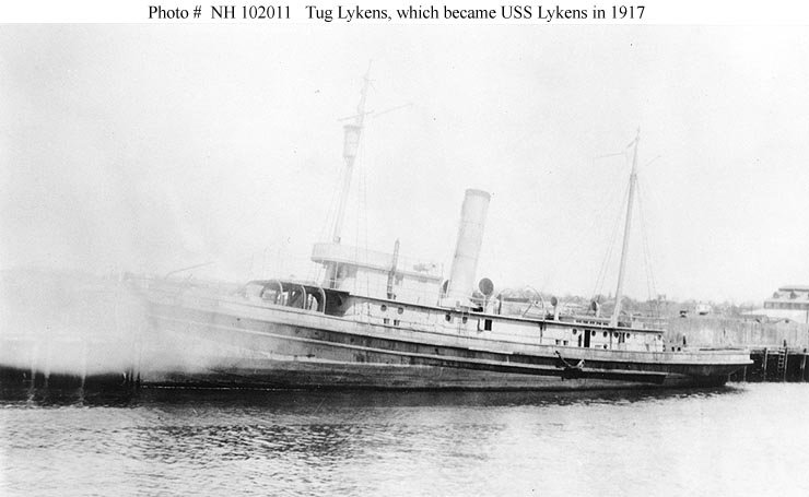 Image of USS Lykens, 1917