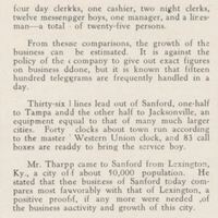 Western Union Telegraph Company to Deland, Florida by Western Union  Telegraph Company