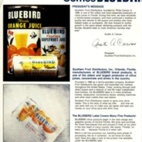 From Florida&#039;s Finest Groves Comes Bluebird Citrus Products