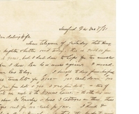 Letter from Henry L. DeForest to Anna M. Sperry DeForest (December 8, 1881)