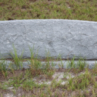 Headstone of Major B. Daniels at Viking Cemetery