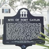 Fort Gatlin Historic Marker Sign, 2004