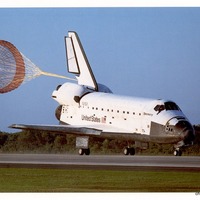 Landing of STS-56 Space Shuttle Discovery