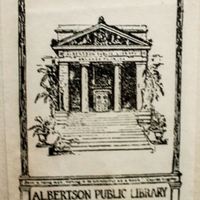 Albertson Public Library Stamp