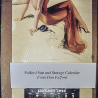 Fulford Van &amp; Storage Company Calendar, 1948
