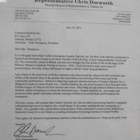 Letter from Chris Dorworth to Trish Thompson (June 16, 2011)