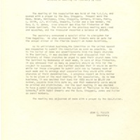 Minutes of Monthly Meeting, February 5, 1959