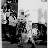 B. G. MacNabb with Astronaut Gordon Cooper