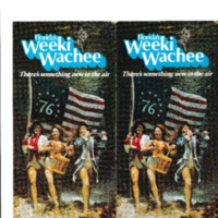Bicentennial Edition of Weeki Wachee Springs&#039; Trifold Brochure, Featuring Mermaid Rebecca Young