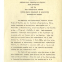 Supplemental Memorandum of Understanding Between the Seminole Soil Conservation District and the Soil Conservation Service of the United States Department of Agriculture, 1948