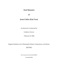 Oral Memoirs of Jesse Cutler (Part Two).pdf