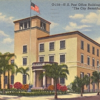 U.S. Post Office Building Postcard