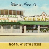 When in Miami, It&#039;s—Chesapeake Sea Food House Postcard