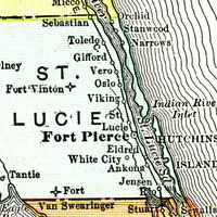 Map of St. Lucie County, 1911