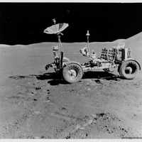 Apollo 15&#039;s Lunar Rover on the Moon