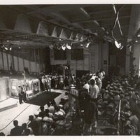 President Richard Nixon Greeting the Apollo 11 Crew Aboard the USS Hornet