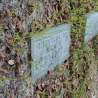 Headstone of Helen Schwebke Helseth at Viking Cemetery