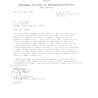 Letter from Dick J. Batchelor to Gary Sharp (December 13, 1974)