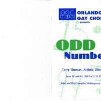 Odd Numbers, June 14 &amp; 15, 2003