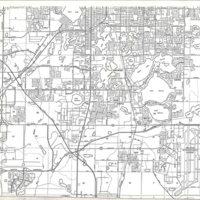 Grid Map of Unincorporated Communities South of Orlando