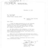 Letter from Allen E. Arthur to Gary Sharp (December 9, 1974)