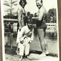 Newton &quot;Newt&quot; Perry, Johnny Sheffield, and Johnny Weissmuller