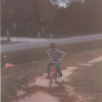 Jeremiah Jenkins Riding a Bicycle