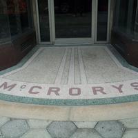 Entrance of J. G. McCrory&#039;s, 2002