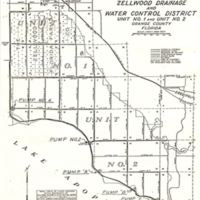 Map of Zellwood Drainage and Water Control District Unit No. 1 and Unit No. 2