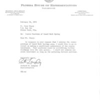 Letter from Richard H. Langley to Gary I. Sharp (February 24, 1975)