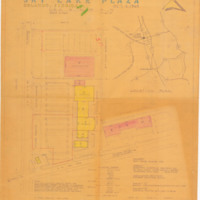 Sky Lake Plaza Site Plan, 1962