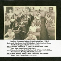 Sybil Routh&#039;s Sixth Grade Class at Sanford Grammar School, 1951-1952