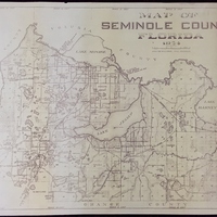 Map of Seminole County, Florida, 1954