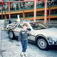Back to the Future DeLorean DMC-12 at Universal Studios Florida, 1994