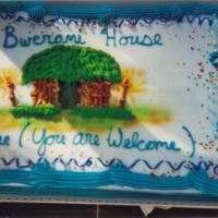 Cake for the Grand Opening of Bwernai House