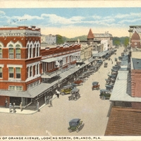 Bird&#039;s Eye View of Orange Avenue Postcard