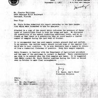 Letter from F. G. Banks to Clayton Phillippy (September 5, 1963)