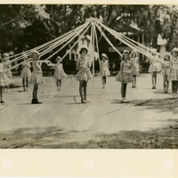 Sanford Grammar School May Pole Dance, 1945-1946