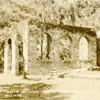 Old Spanish Mission Built in 1696 Postcard