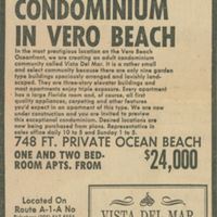 Vista Del Mar Advertisement