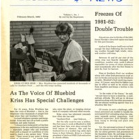 Bluebird News, Vol. 1, No. 1, February-March, 1982