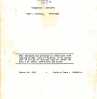Annual Report of School Progress for Sanford Grammar School, 1977-1978