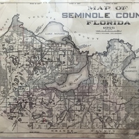 Map of Seminole County, Florida, 1936