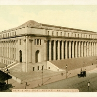 New York Post Office - 8th Ave. &amp; 31st St. Postcard