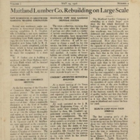 The Maitland News, Vol. 01, No. 04, May 29, 1926