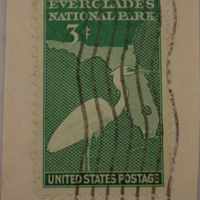 Everglades National Park Postage Stamp